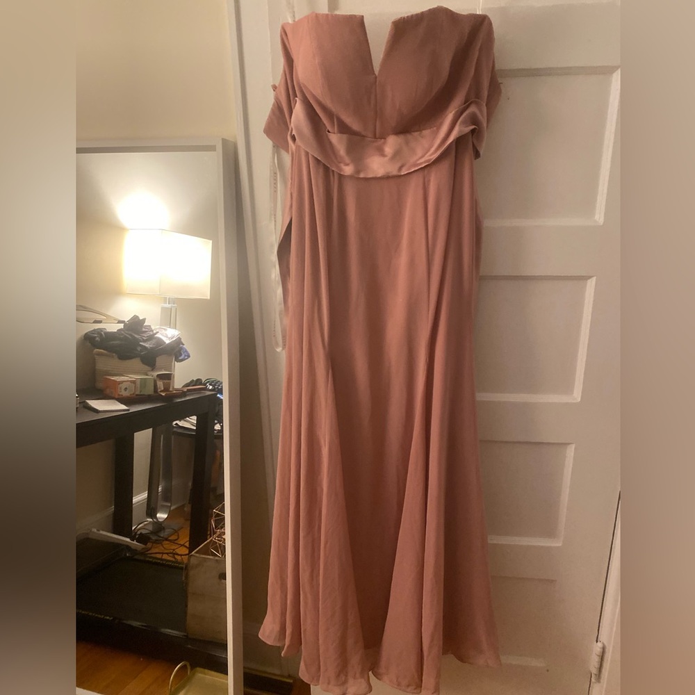 Azazie Cassie in Dusty Rose